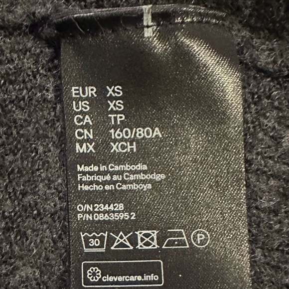 H&M size XS long cardigan sweater - Picture 5 of 8